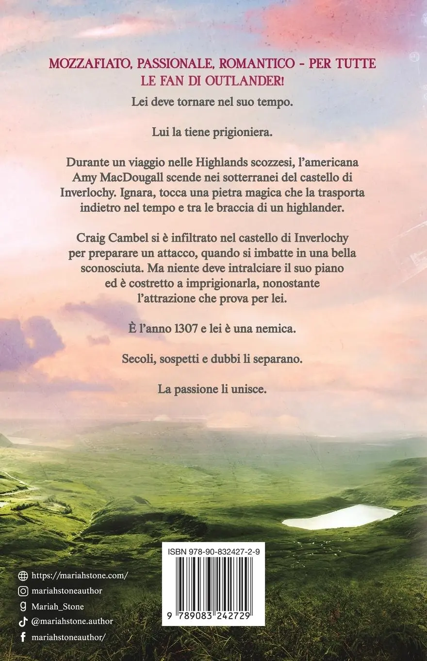 Rückseite: 9789083242729 | La prigioniera dell'highlander | Mariah Stone | Taschenbuch | 2022