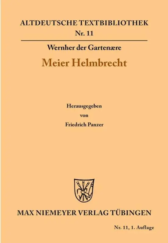 Meier Helmbrecht - Wernher der Gartenære Kartoniert (TB)