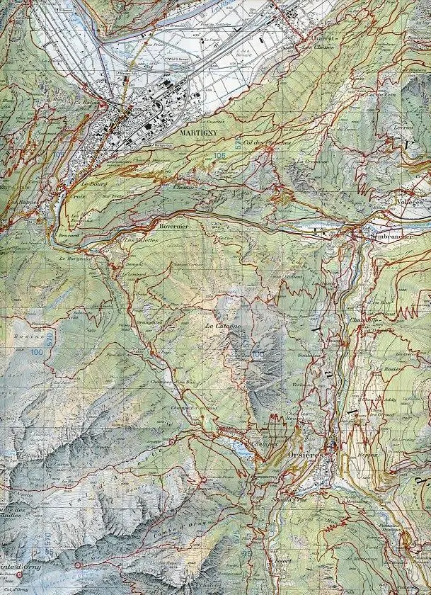 Bild: 9783302302829 | Swisstopo 1 : 50 000 Martigny | (Land-)Karte | Swisstopo 1 : 50 000