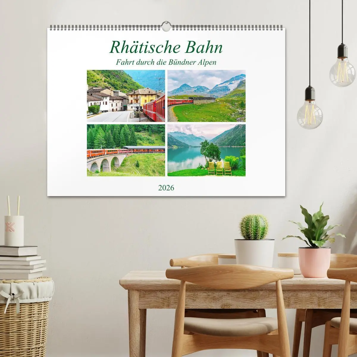 Bild: 9783457772829 | Rhätische Bahn - Fahrt durch die Bündner Alpen (Wandkalender 2026...