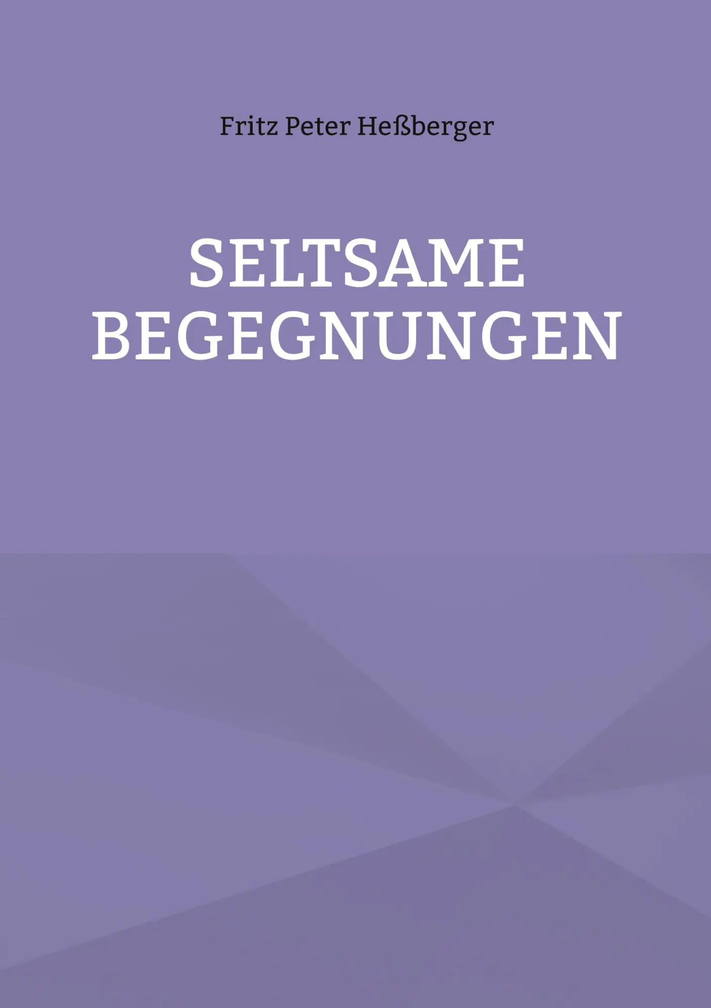Cover: 9783696362829 | Seltsame Begegnungen | Fritz Peter Heßberger | Taschenbuch | 268 S.
