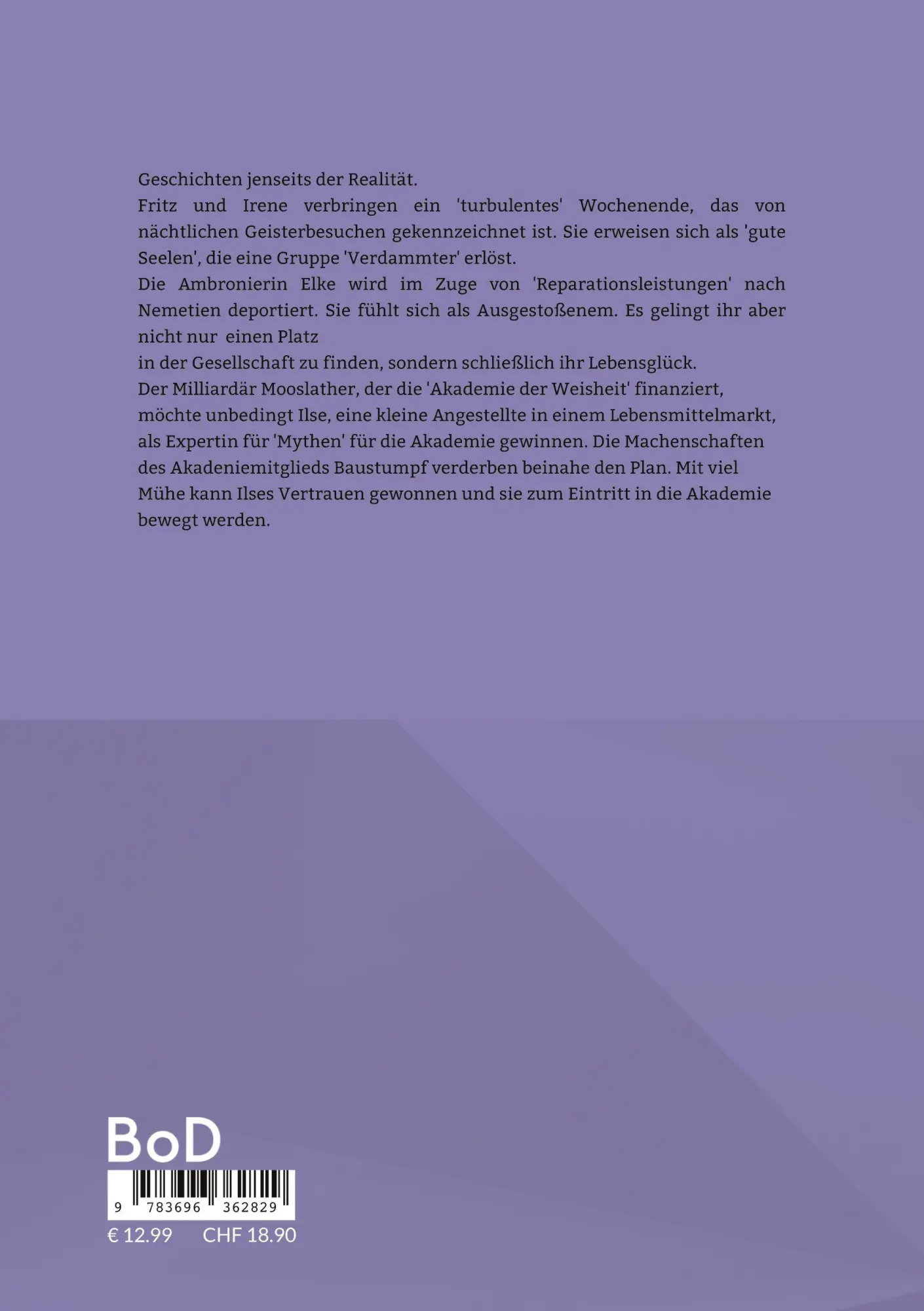 Rückseite: 9783696362829 | Seltsame Begegnungen | Fritz Peter Heßberger | Taschenbuch | 268 S.