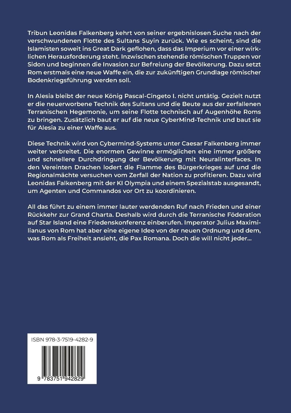Rückseite: 9783751942829 | SPQR - Der Falke von Rom | Teil 9: Pax Romana | Sascha Rauschenberger