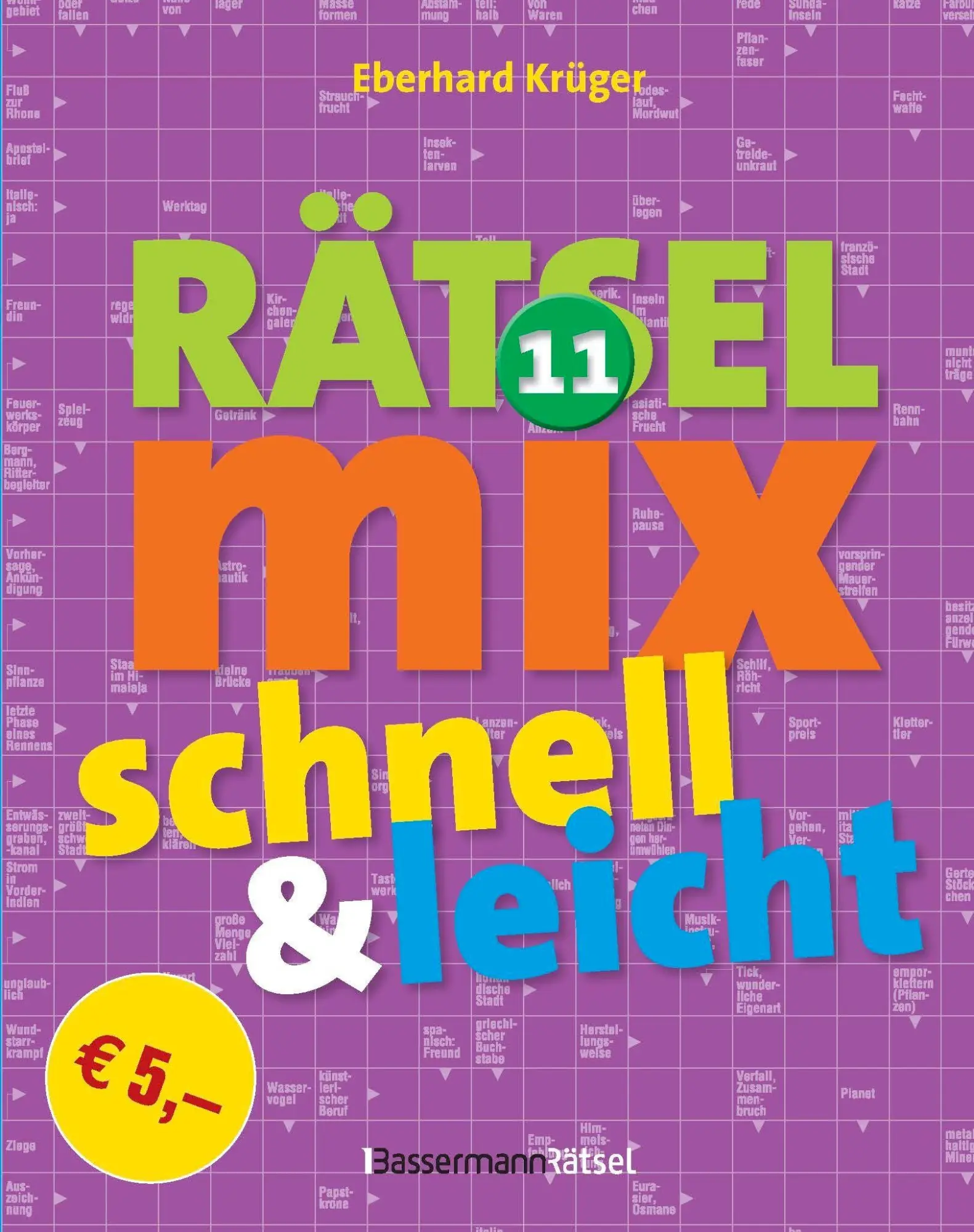 Cover: 9783809452829 | Der große Rätselmix - schnell und leicht 11 | Eberhard Krüger | Buch