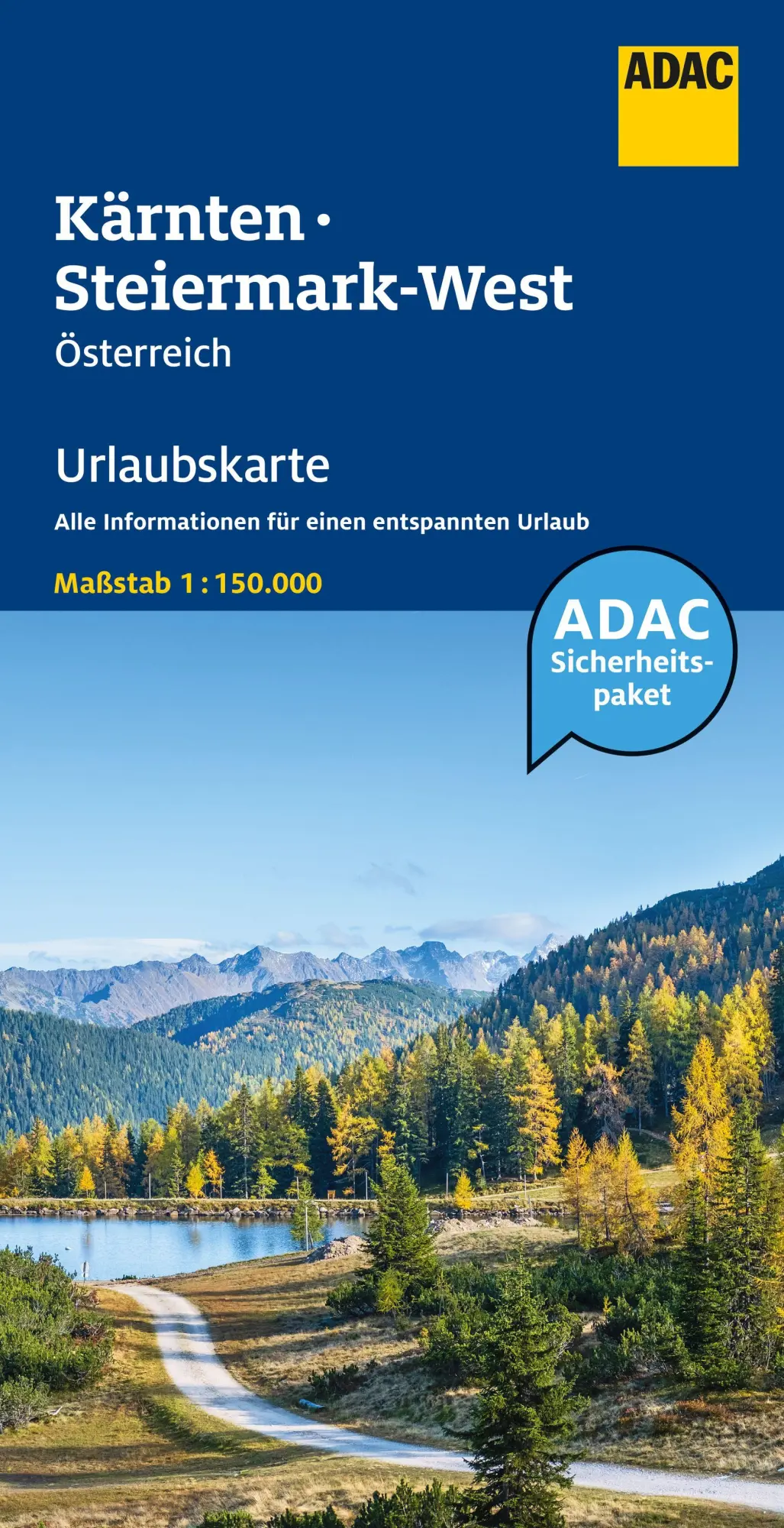 Cover: 9783826422829 | ADAC Urlaubskarte Österreich 04 Kärnten, Steiermark-West 1:150.000