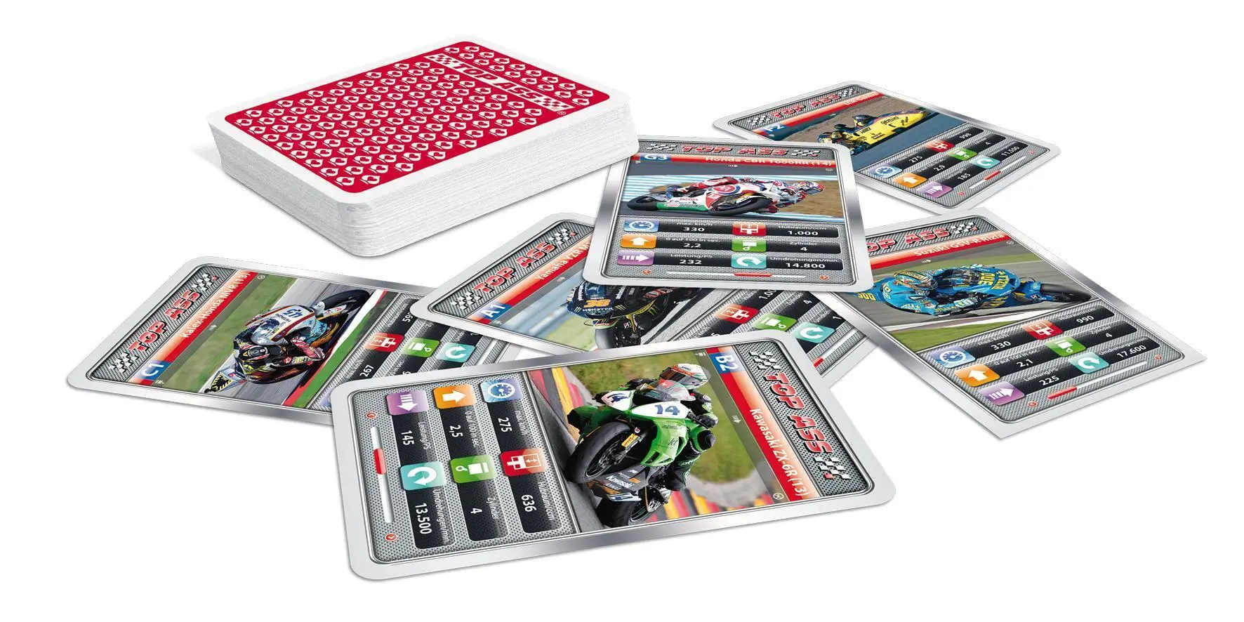 Bild: 4042677712929 | TOP ASS® - Motorräder | Spielkartenfabrik Altenburg GmbH | Spiel