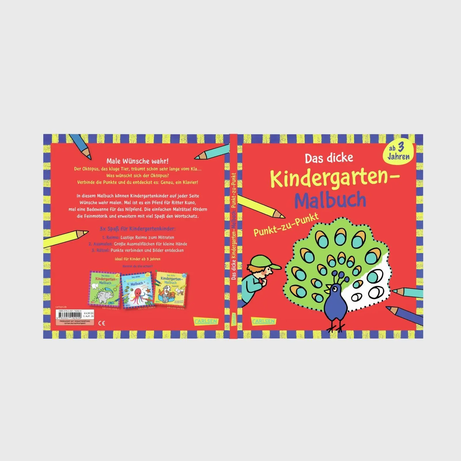 Bild: 9783551192929 | Ausmalbilder für Kita-Kinder: Das dicke Kindergarten-Malbuch:...