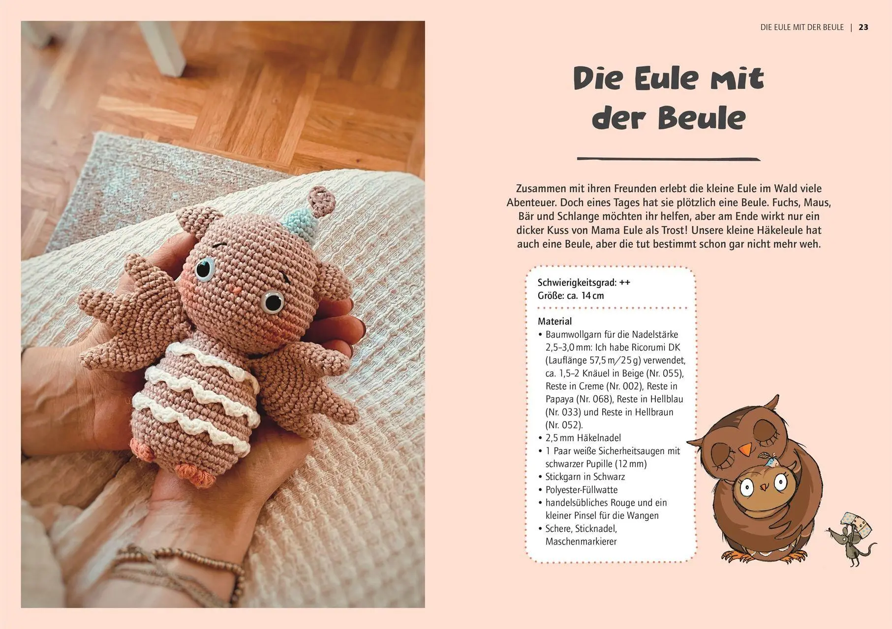 Bild: 9783831052929 | Die kleine Eule &amp; ihre Freunde. Das offizielle Häkelbuch | Sabine Raab