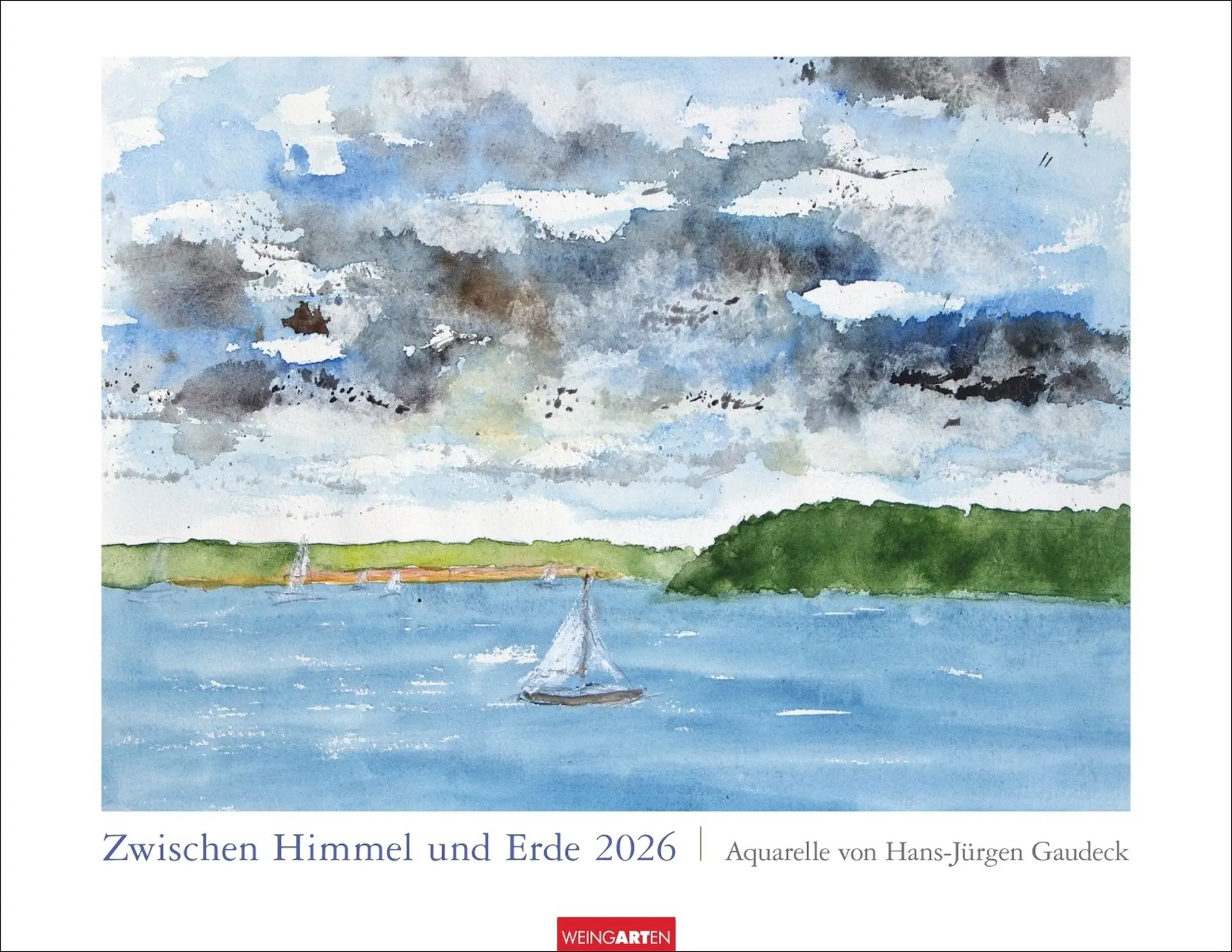 Cover: 9783839902929 | Zwischen Himmel und Erde Kalender 2026 - Aquarelle von Hans-Jürgen...