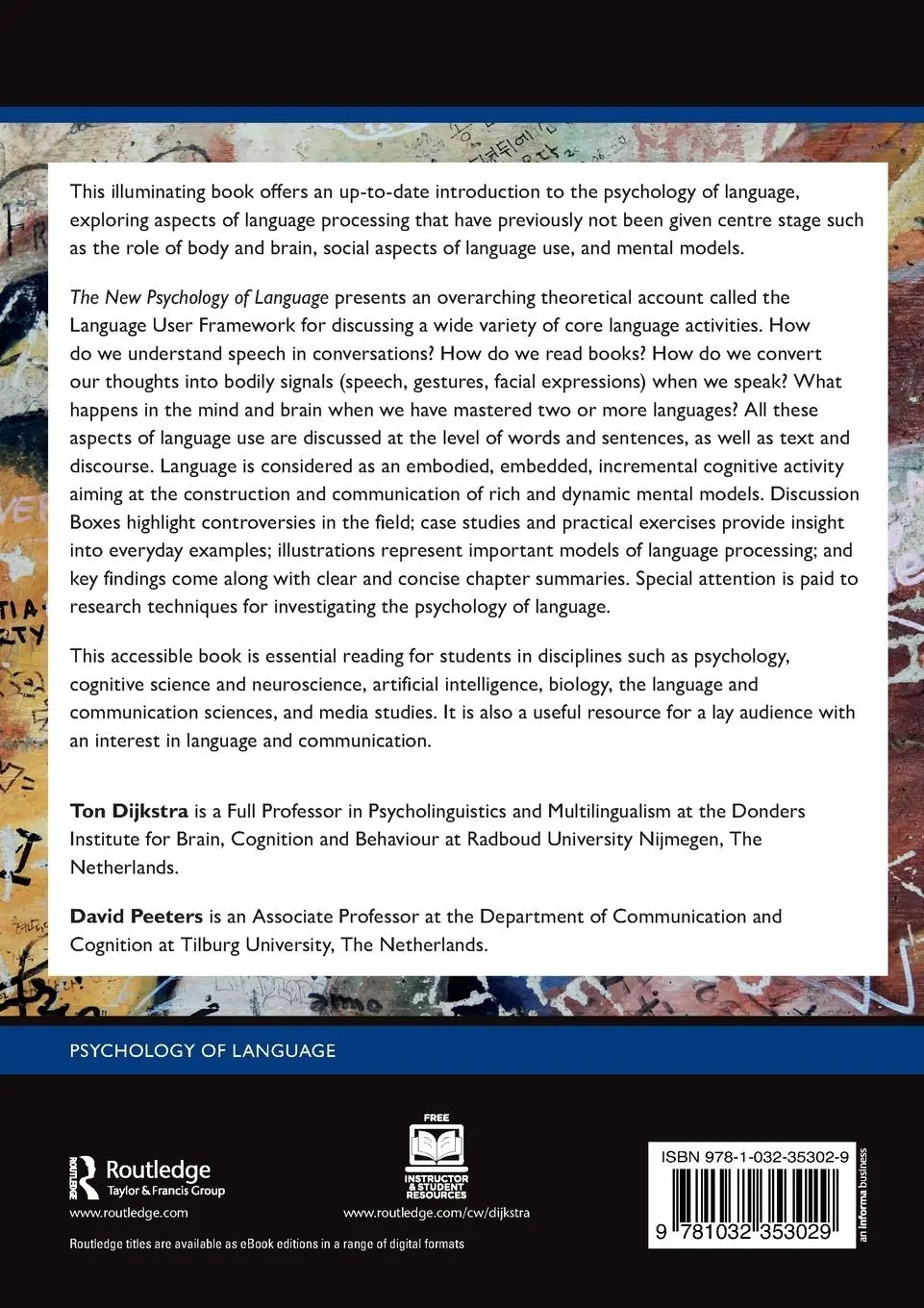 Rückseite: 9781032353029 | The New Psychology of Language | From Body to Mental Model and Back