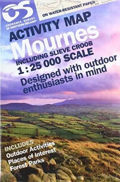 Cover: 9781911643029 | OSNI 1:25000 Mournes Activity Including Slieve Croob | (Land-)Karte
