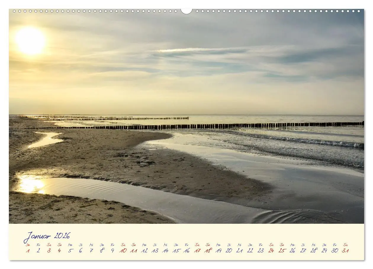 Bild: 9783457413029 | OSTSEEGLÜCK - Glücksmomente auf dem Darß (Wandkalender 2026 DIN A2...