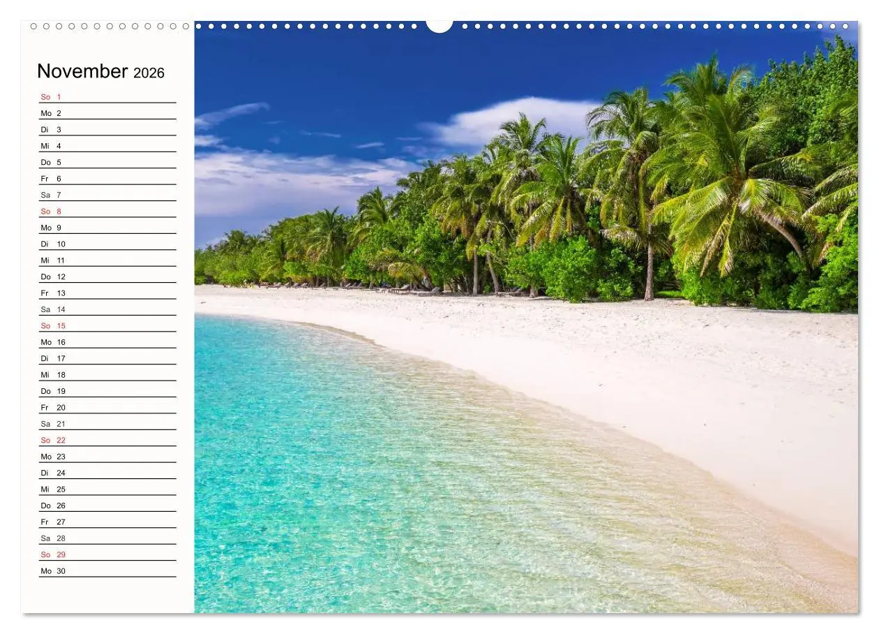 Bild: 9783457963029 | Paradiese. Karibik und Südsee über und unter Wasser (Wandkalender...