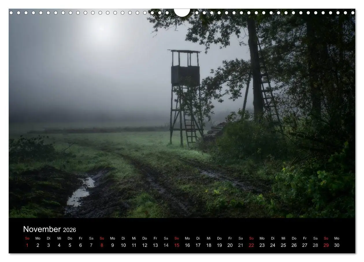 Bild: 9783516123029 | Kanzelkalender 2026 (Wandkalender 2026 DIN A3 quer), CALVENDO...