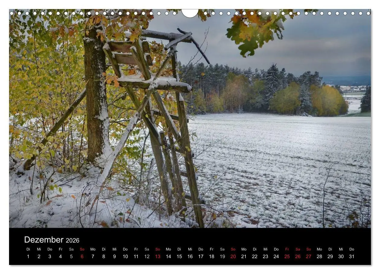 Bild: 9783516123029 | Kanzelkalender 2026 (Wandkalender 2026 DIN A3 quer), CALVENDO...