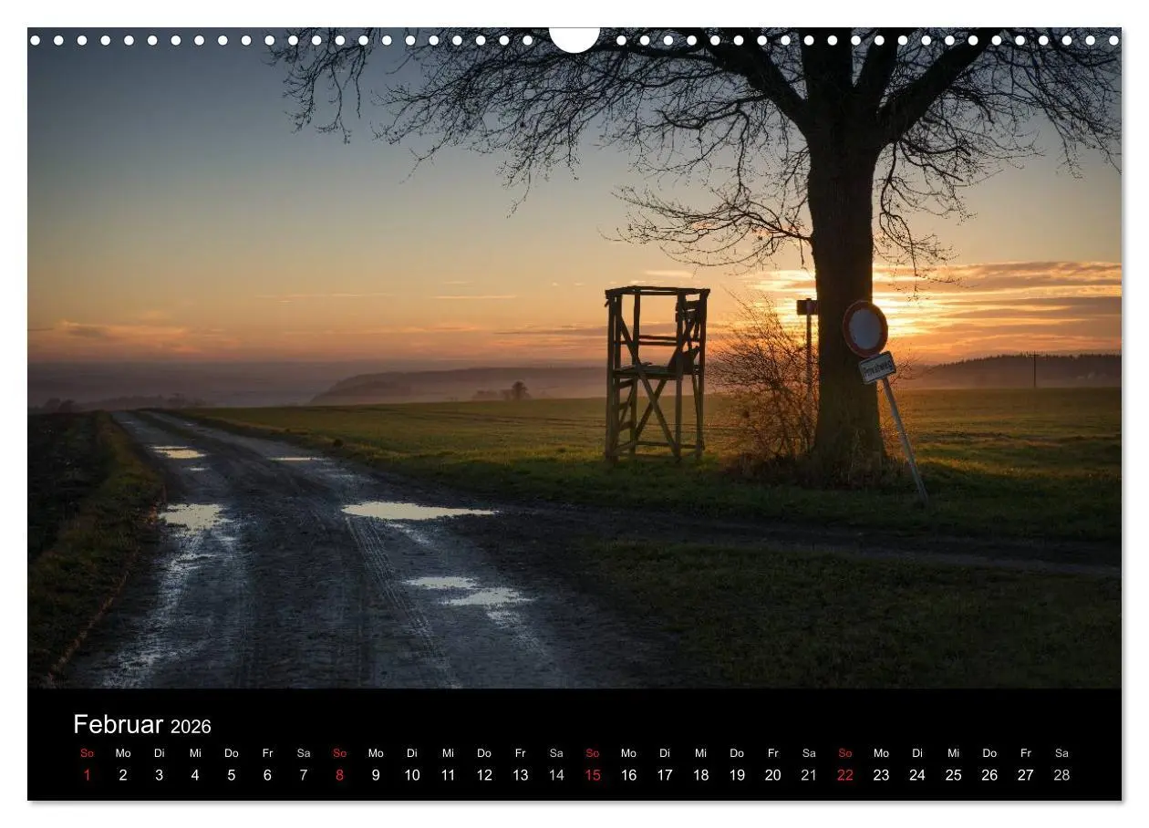 Bild: 9783516123029 | Kanzelkalender 2026 (Wandkalender 2026 DIN A3 quer), CALVENDO...