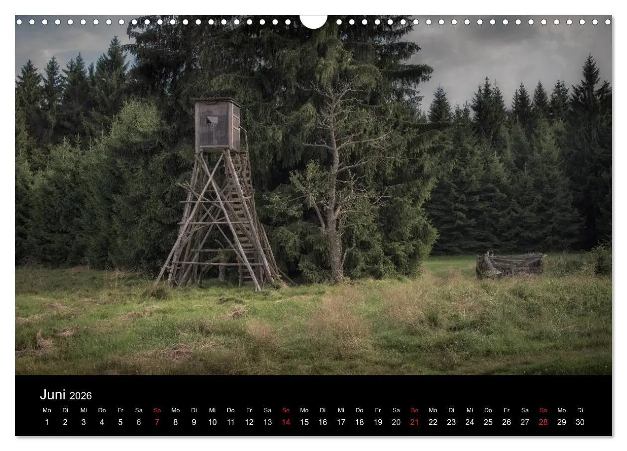 Bild: 9783516123029 | Kanzelkalender 2026 (Wandkalender 2026 DIN A3 quer), CALVENDO...