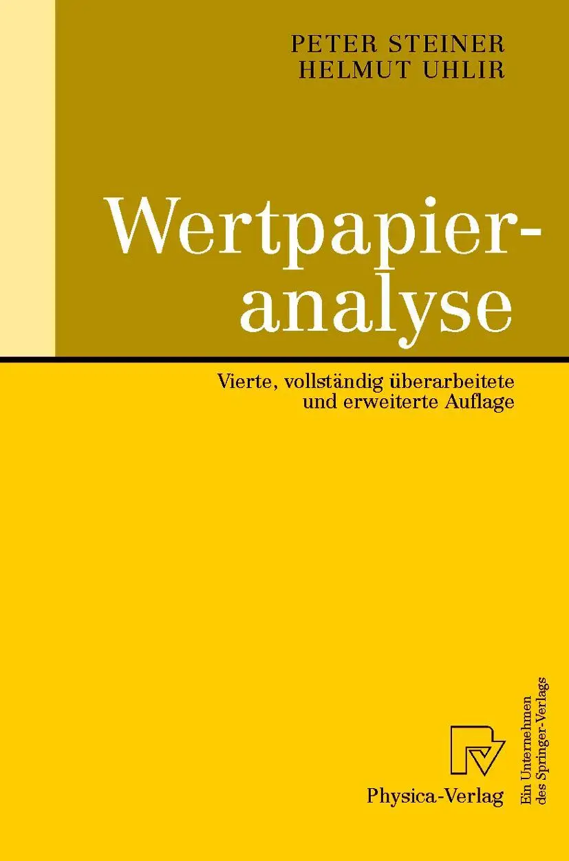 Cover: 9783790813029 | Wertpapieranalyse | Helmut Uhlir (u. a.) | Taschenbuch | xii | Deutsch