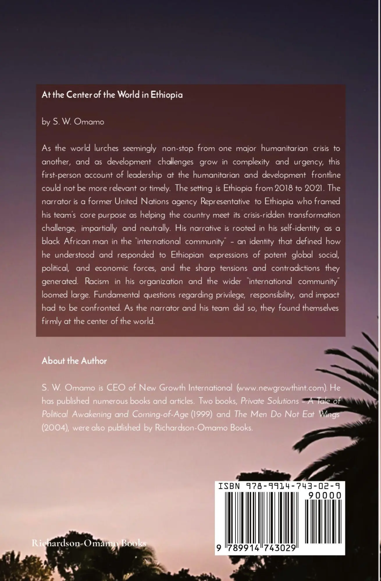 Rückseite: 9789914743029 | At the Center of the World in Ethiopia | Steven Were Omamo | Buch