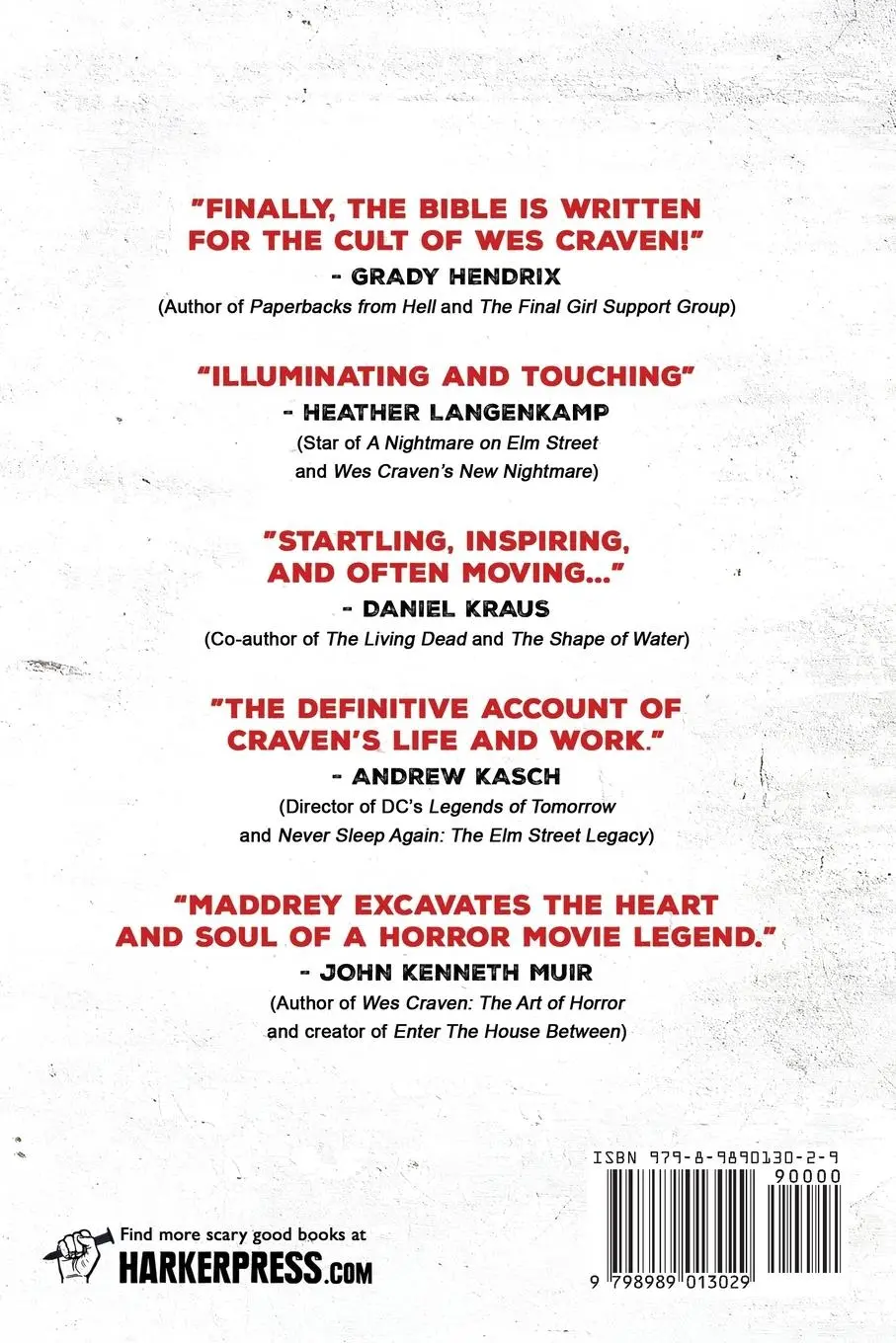 Rückseite: 9798989013029 | The Soul of Wes Craven | Joseph Maddrey | Taschenbuch | Englisch