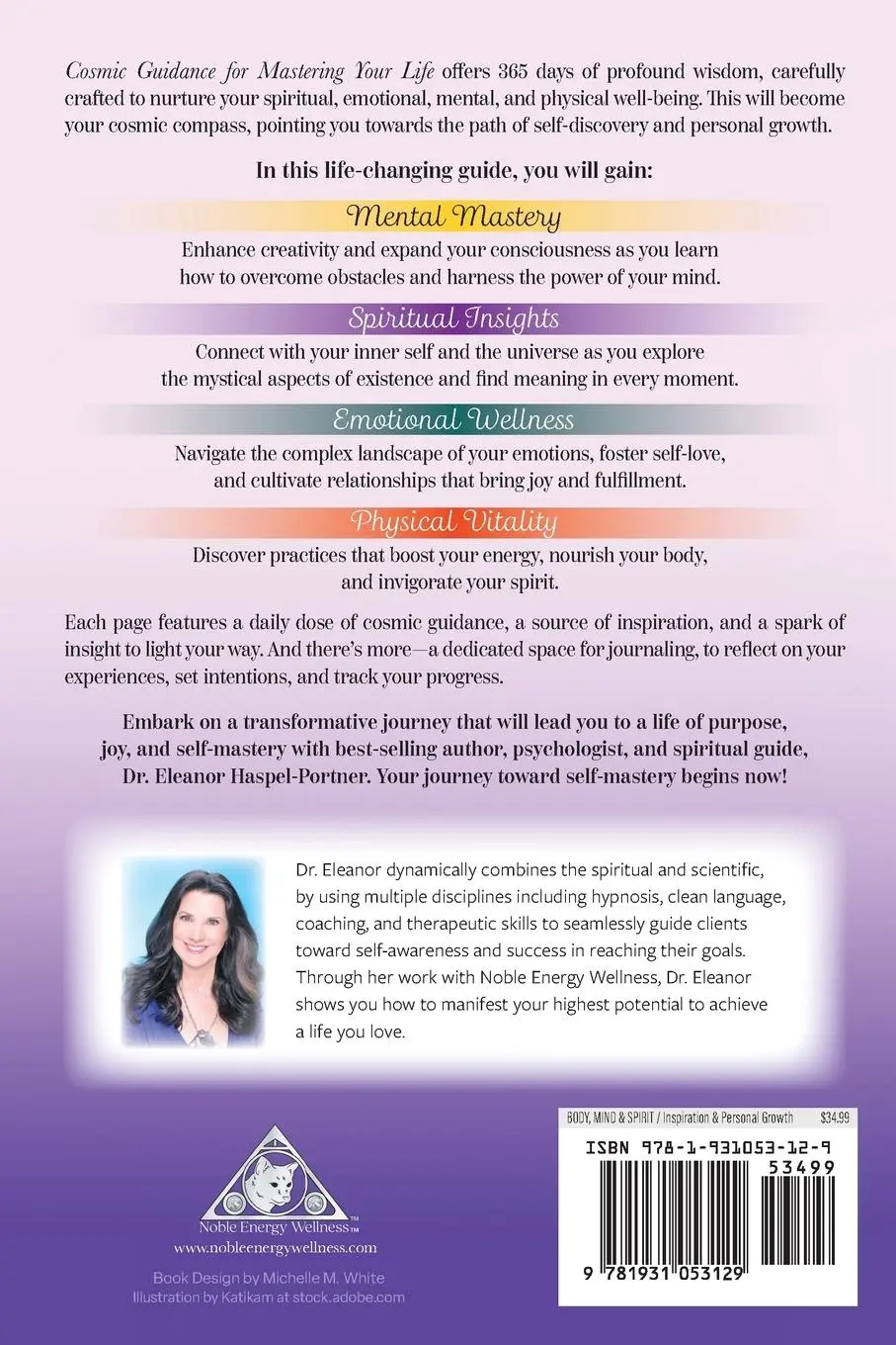 Rückseite: 9781931053129 | Cosmic Guidance for Mastering Your Life | Daily Notes | Haspel-Portner