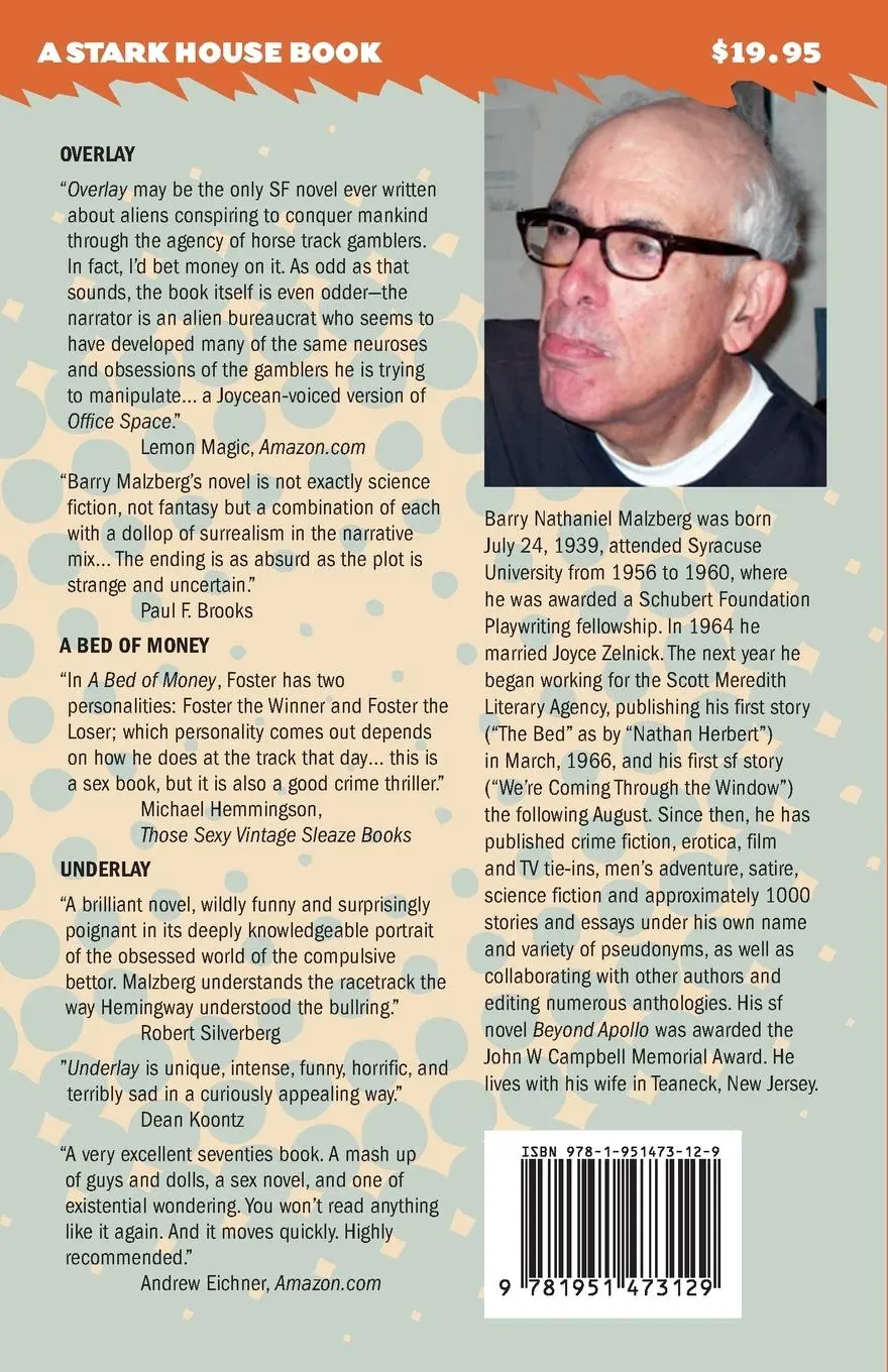 Rückseite: 9781951473129 | Overlay / A Bed of Money / Underlay | Barry N Malzberg | Taschenbuch