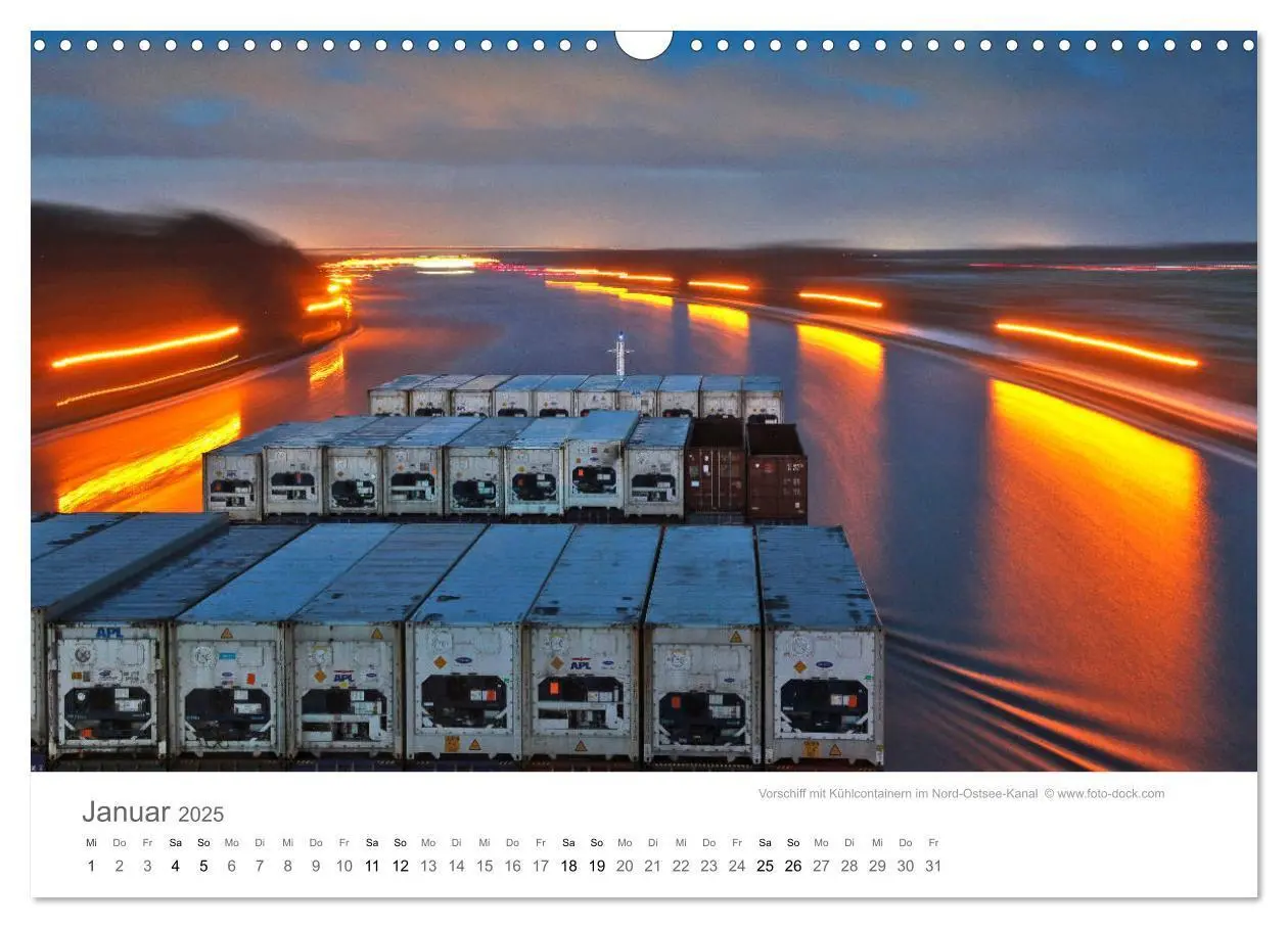 Bild: 9783435313129 | Faszination Schifffahrt - Schiffspassagen (Wandkalender 2025 DIN A3...