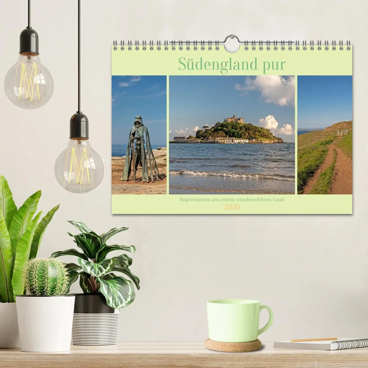 Bild: 9783457573129 | Südengland pur (Wandkalender 2026 DIN A4 quer), CALVENDO...