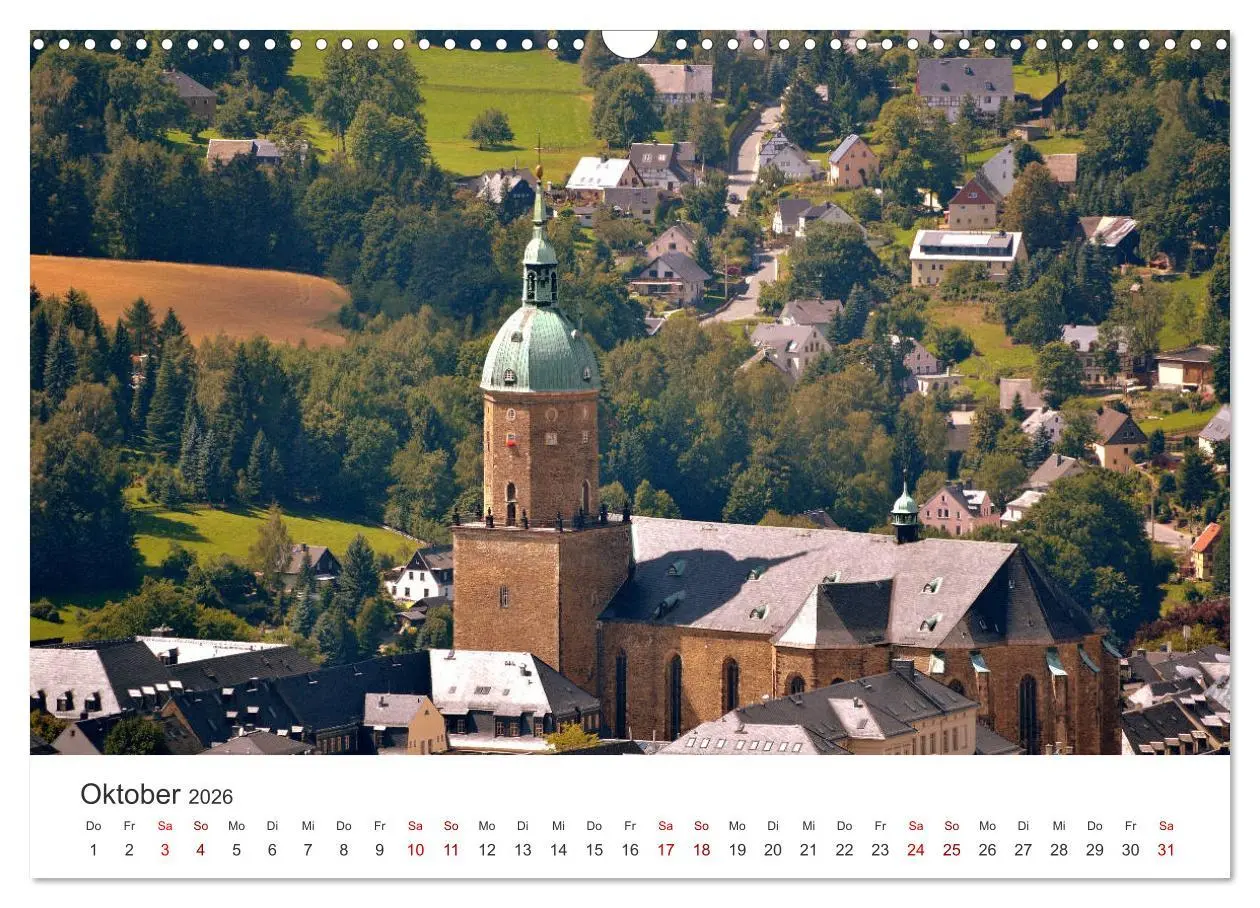 Bild: 9783457883129 | Annaberg - Hauptstadt des Erzgebirges (Wandkalender 2026 DIN A3...