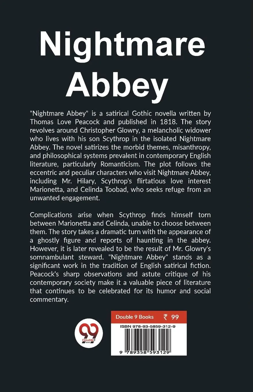 Rückseite: 9789358593129 | Nightmare Abbey | Peacock Thomas Love | Taschenbuch | Englisch | 2023