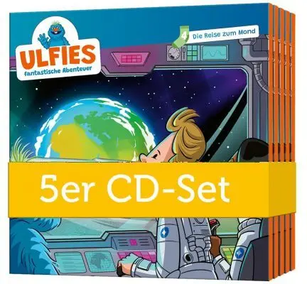 Cover: 4029856643229 | Die Reise zum Mond (5er-Set), Audio-CD | Sebastian Rochlitzer | CD