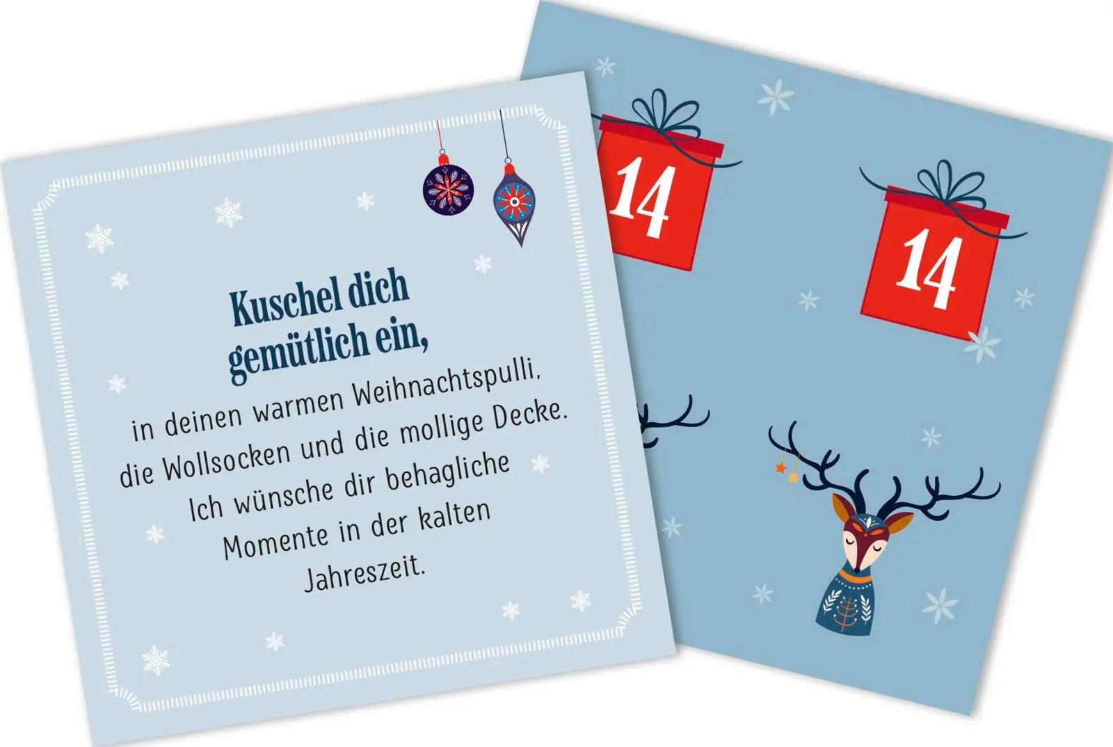 Bild: 4036442013229 | Eine fröhliche Adventszeit! | Groh Verlag | Kalender | Schachtel