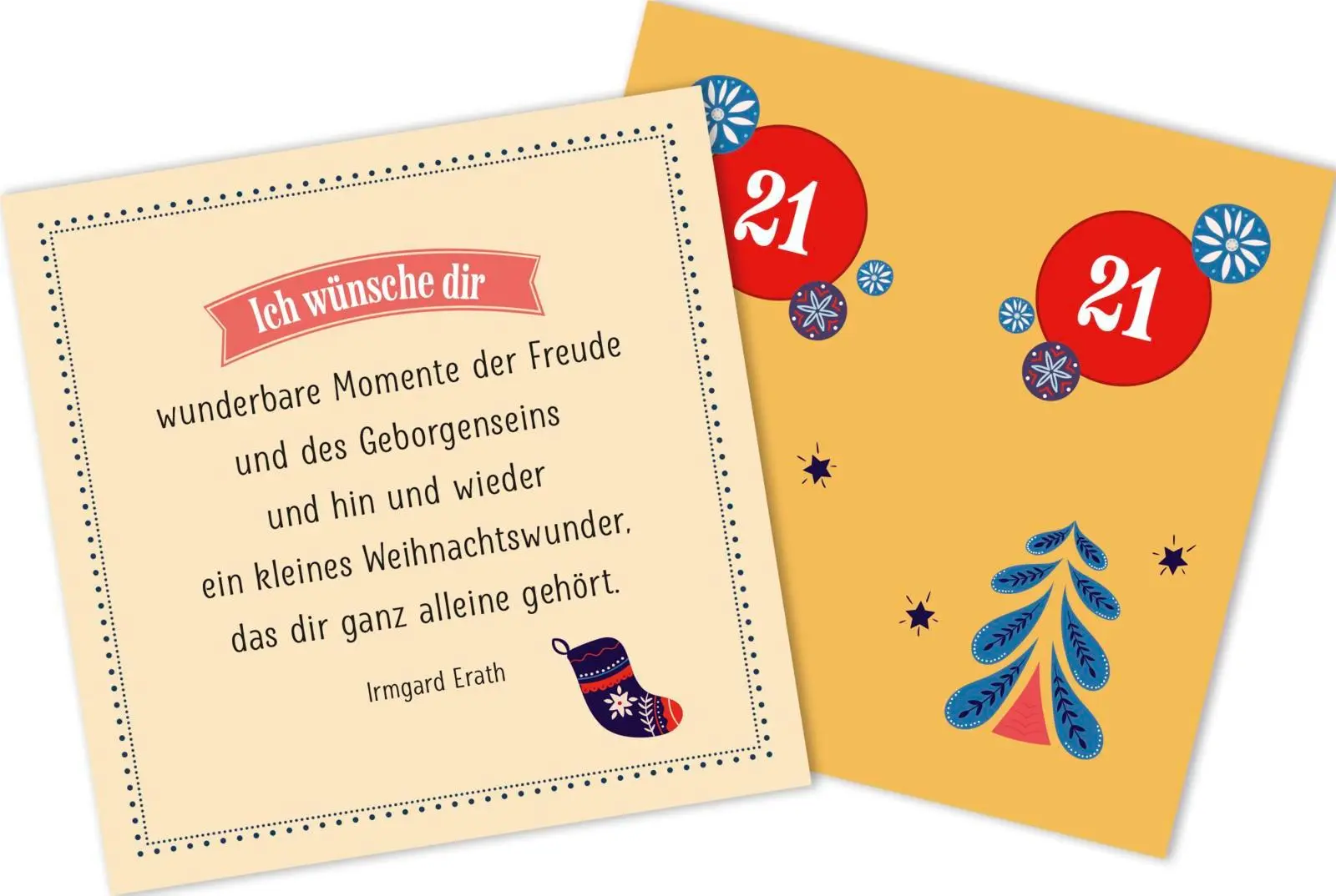 Bild: 4036442013229 | Eine fröhliche Adventszeit! | Groh Verlag | Kalender | Schachtel