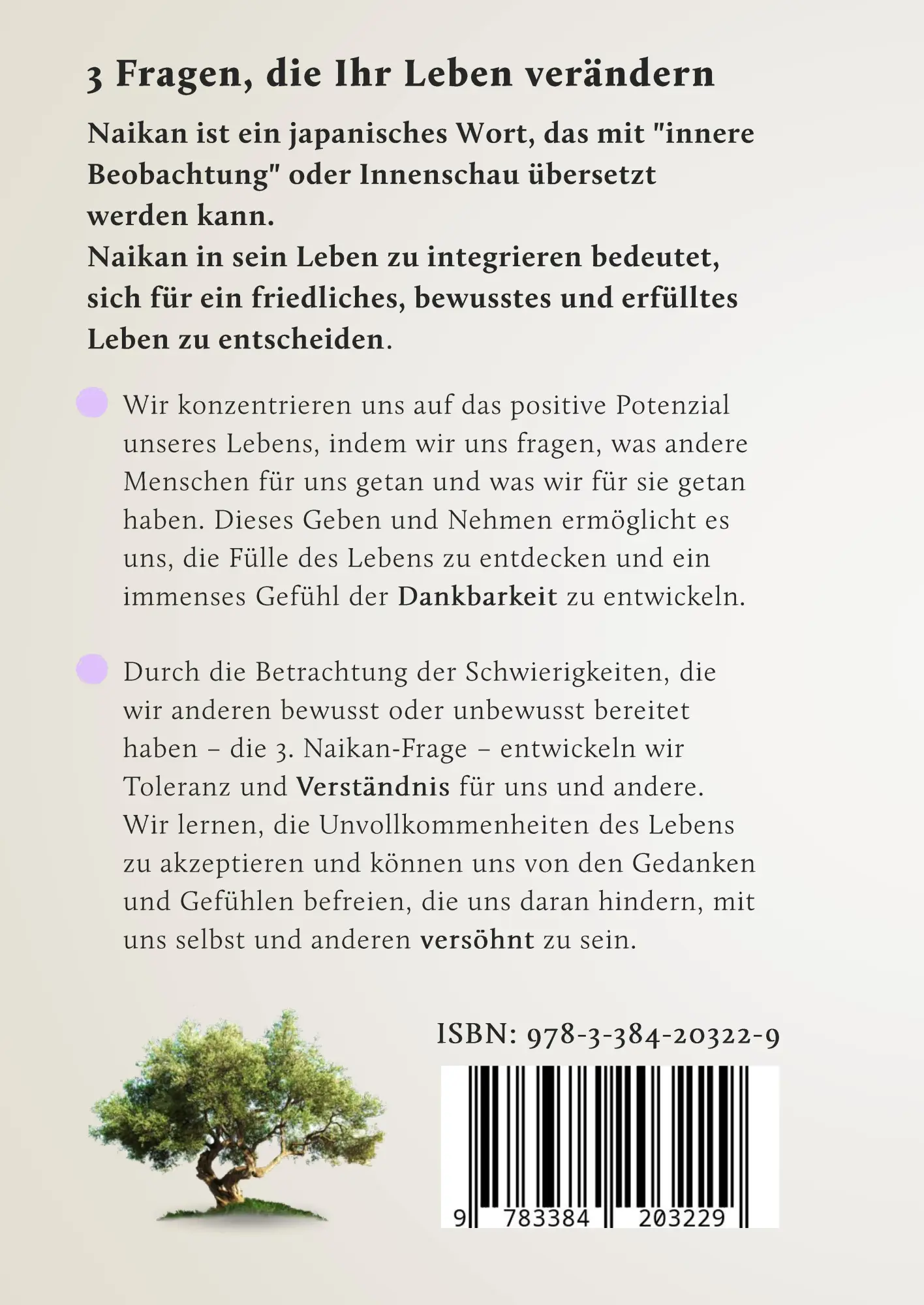 Rückseite: 9783384203229 | Naikan und die Kunst des Friedens | Sabine Kaspari | Buch | 180 S.