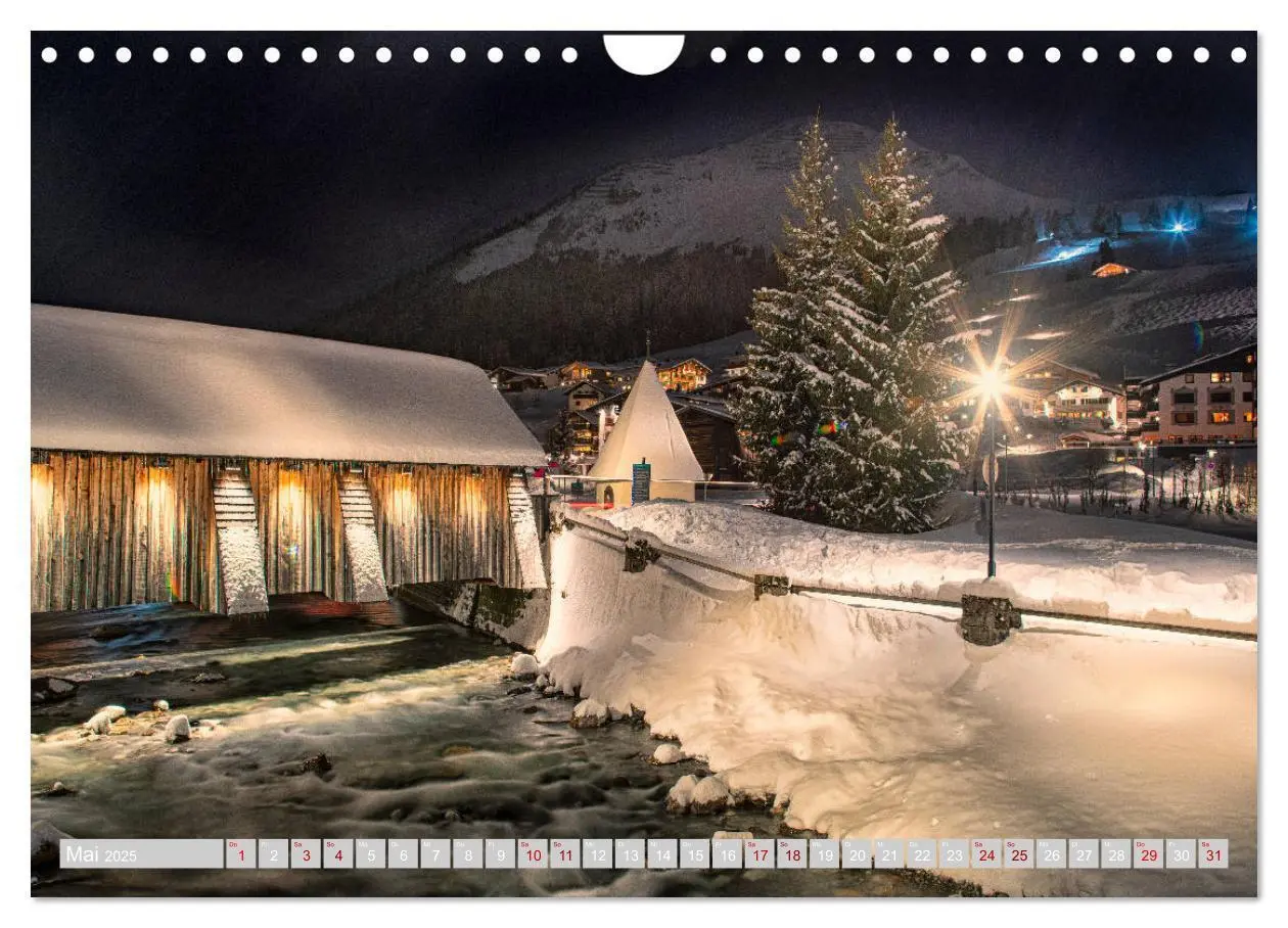 Bild: 9783435233229 | Arlberg - magic of winter (Wandkalender 2025 DIN A4 quer), CALVENDO...
