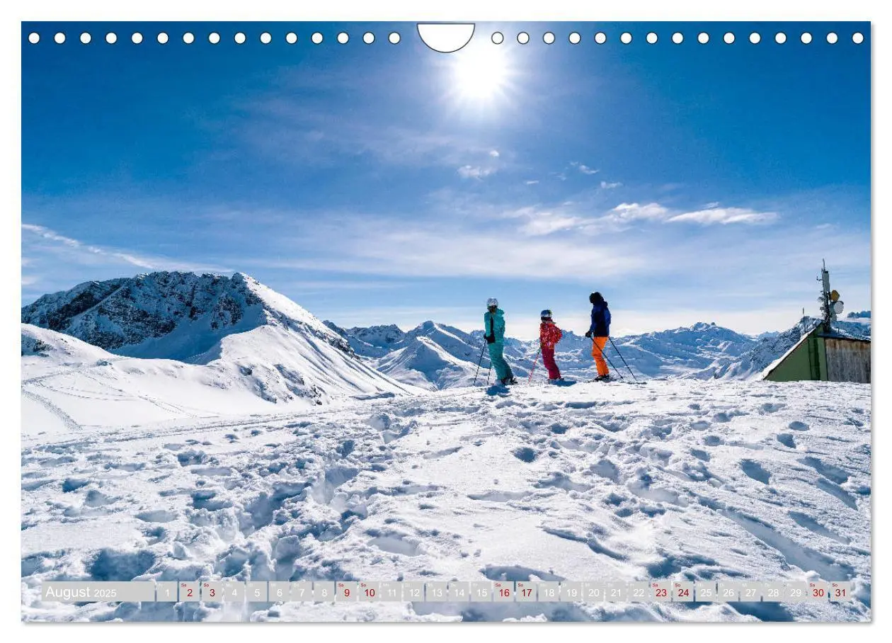 Bild: 9783435233229 | Arlberg - magic of winter (Wandkalender 2025 DIN A4 quer), CALVENDO...