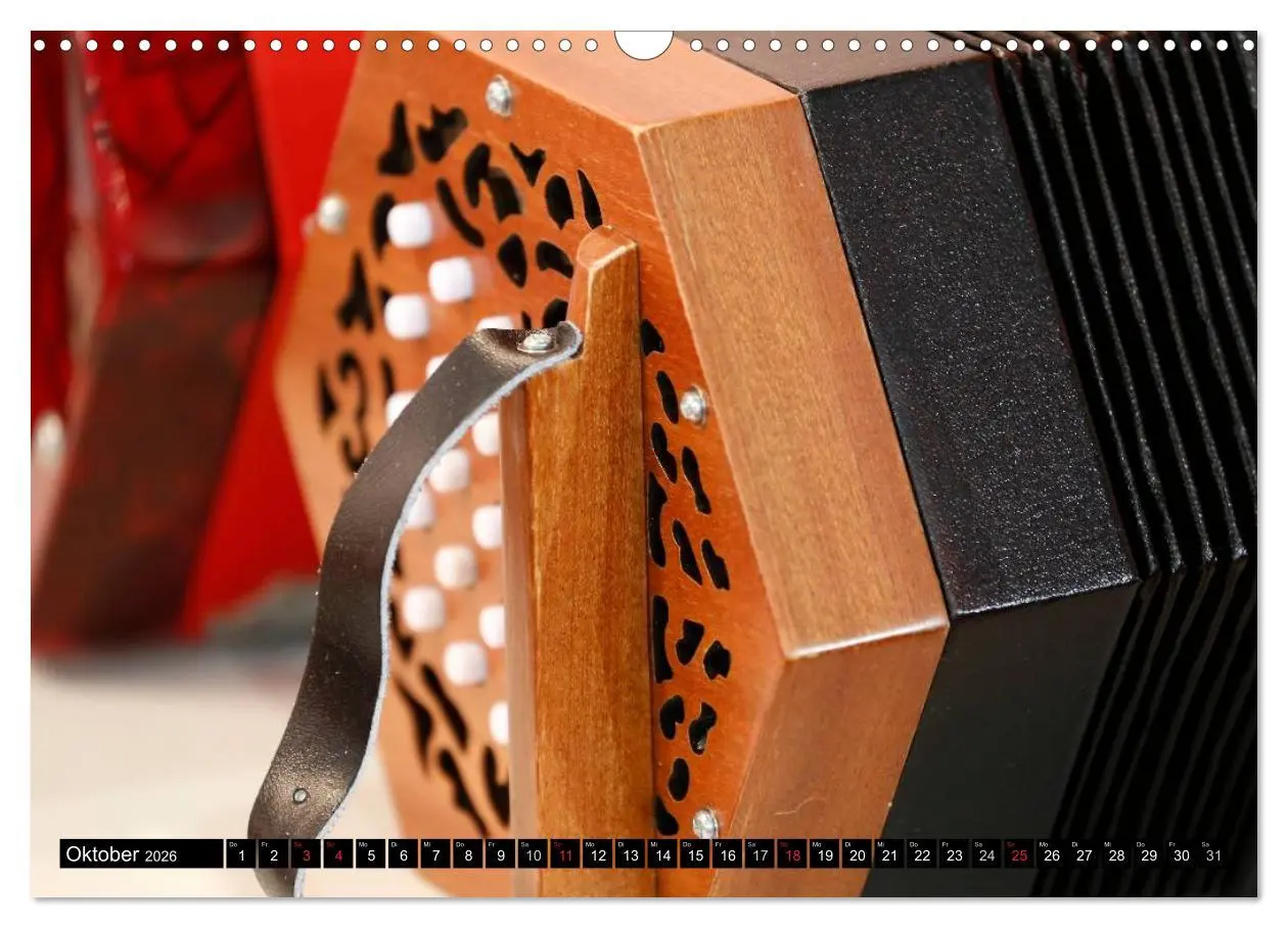 Bild: 9783516033229 | Die Welt der Musikinstrumente (Wandkalender 2026 DIN A3 quer),...