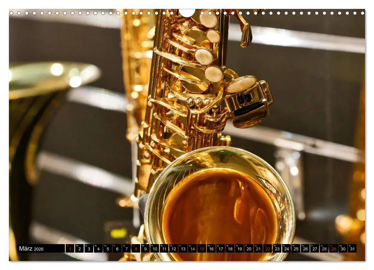 Bild: 9783516033229 | Die Welt der Musikinstrumente (Wandkalender 2026 DIN A3 quer),...
