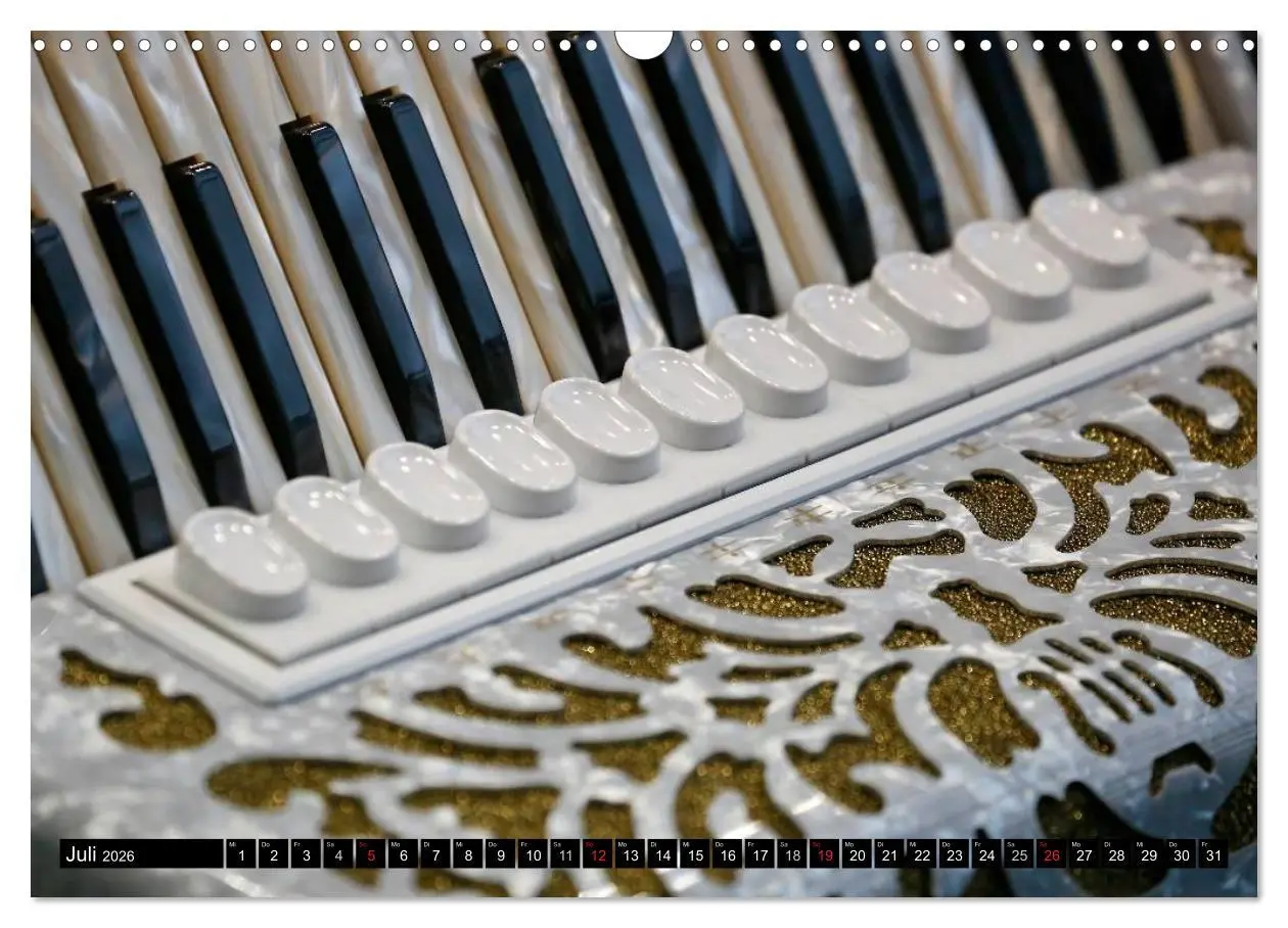 Bild: 9783516033229 | Die Welt der Musikinstrumente (Wandkalender 2026 DIN A3 quer),...