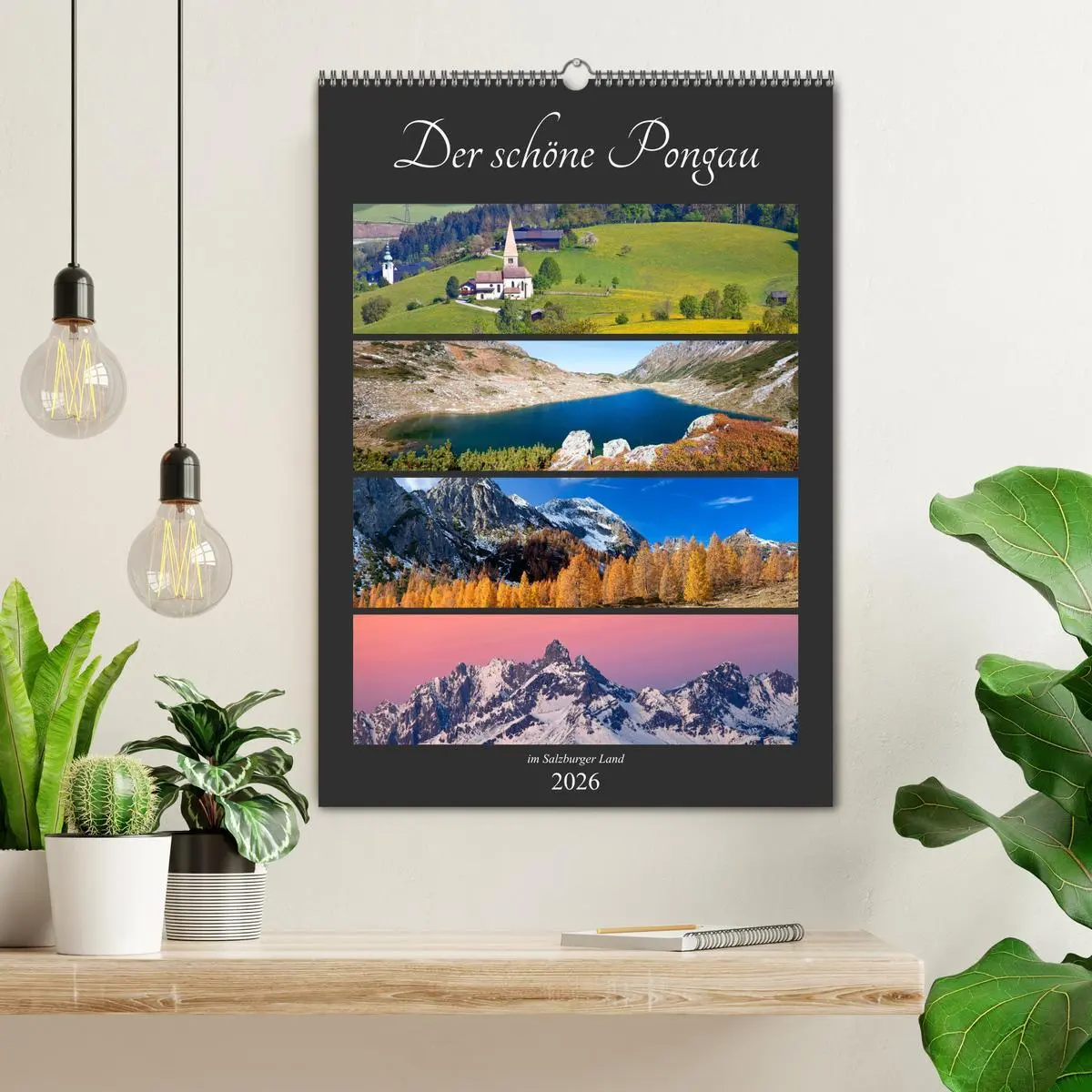Bild: 9783516413229 | Der schöne Pongau (Wandkalender 2026 DIN A2 hoch), CALVENDO...