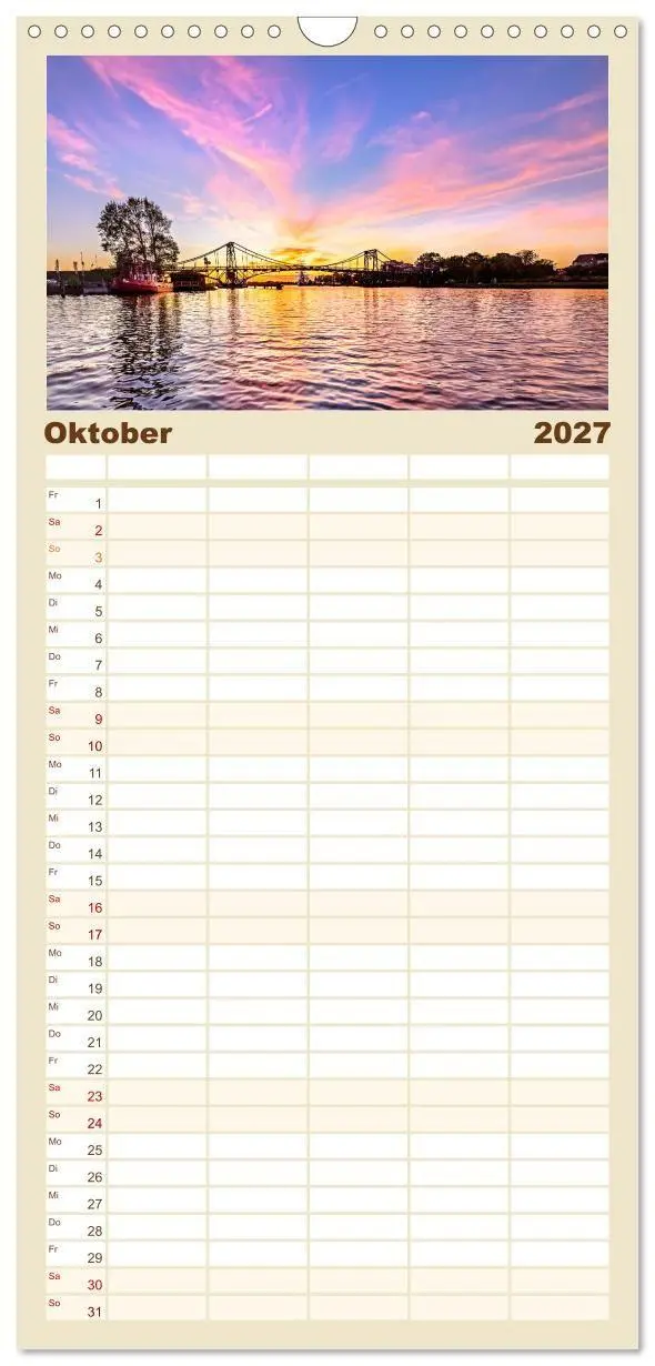 Bild: 9783594323229 | Familienplaner 2027 - NORDSEE-VERLIEBT mit 5 Spalten (Wandkalender,...