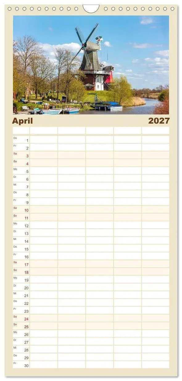 Bild: 9783594323229 | Familienplaner 2027 - NORDSEE-VERLIEBT mit 5 Spalten (Wandkalender,...