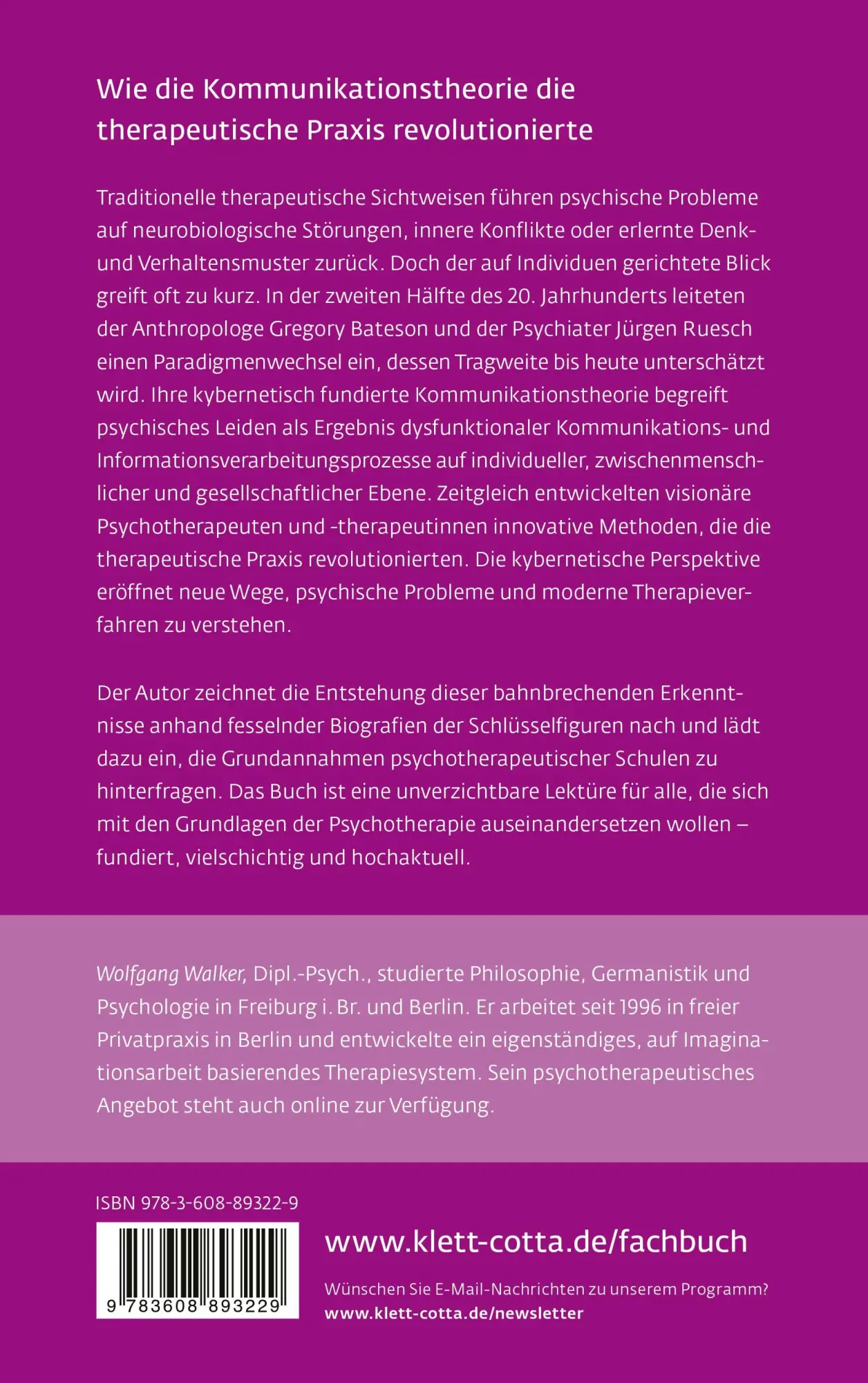 Rückseite: 9783608893229 | Abenteuer Kommunikation (Leben Lernen, Bd. 349) | Wolfgang Walker