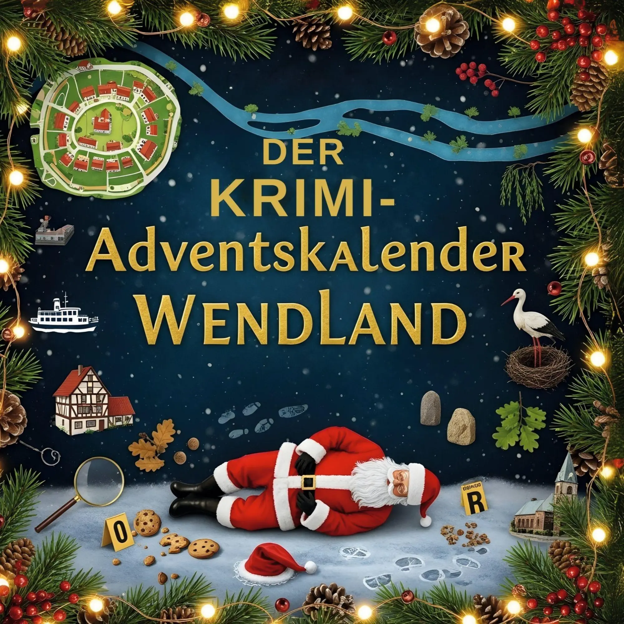 Cover: 9783695303229 | Der Krimi-Adventskalender Wendland | Mordsverdächtig in 24 Akten