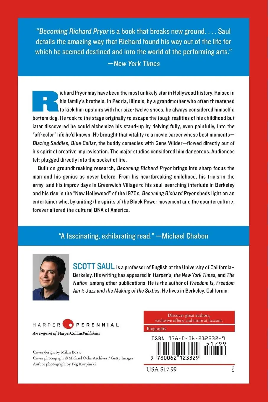 Rückseite: 9780062123329 | BECOMING RICHARD PRYOR PB | Scott Saul | Taschenbuch | Englisch | 2018