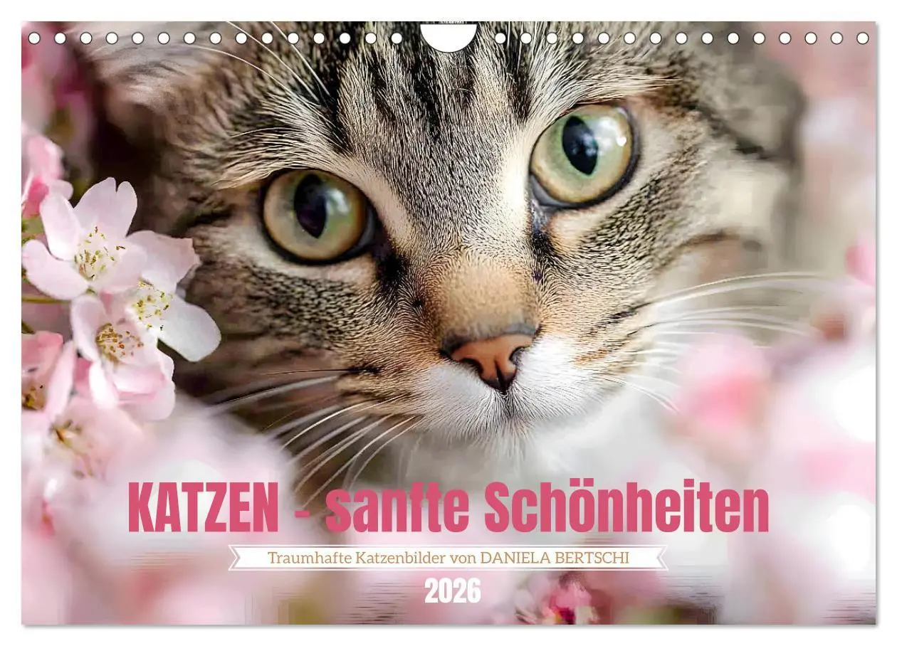 Cover: 9783457313329 | Katzen - sanfte Schönheiten (Wandkalender 2026 DIN A4 quer),...