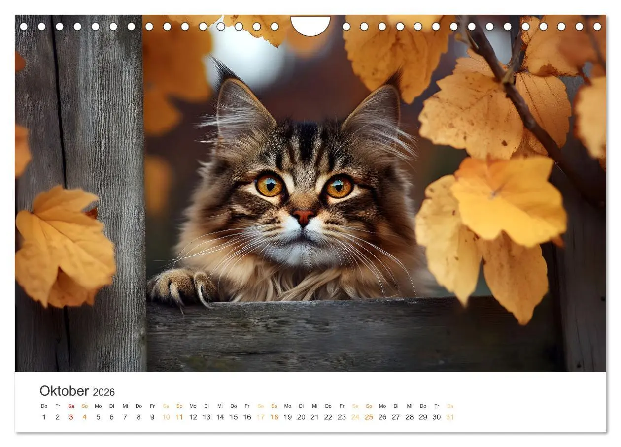 Bild: 9783457313329 | Katzen - sanfte Schönheiten (Wandkalender 2026 DIN A4 quer),...