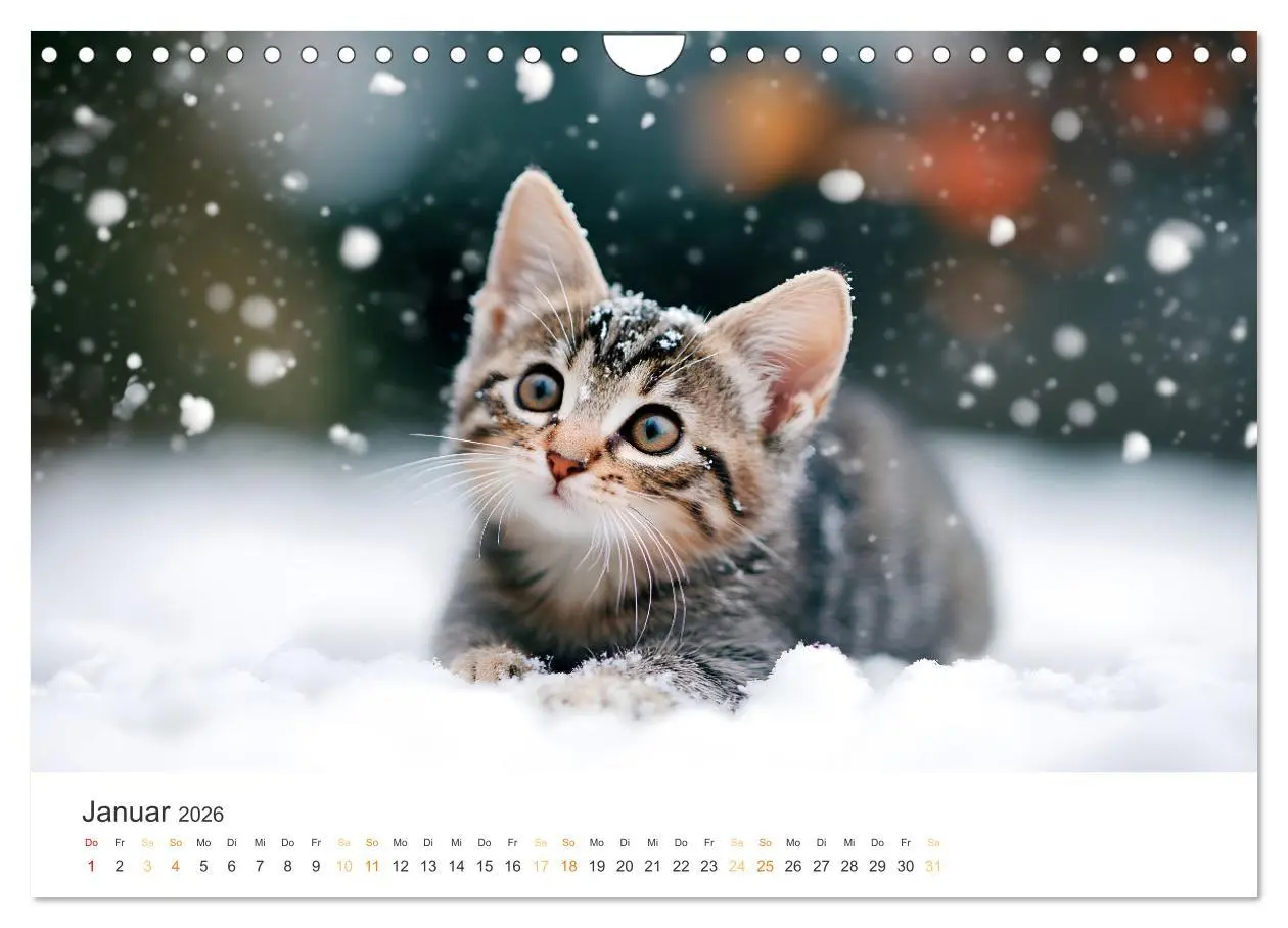 Bild: 9783457313329 | Katzen - sanfte Schönheiten (Wandkalender 2026 DIN A4 quer),...