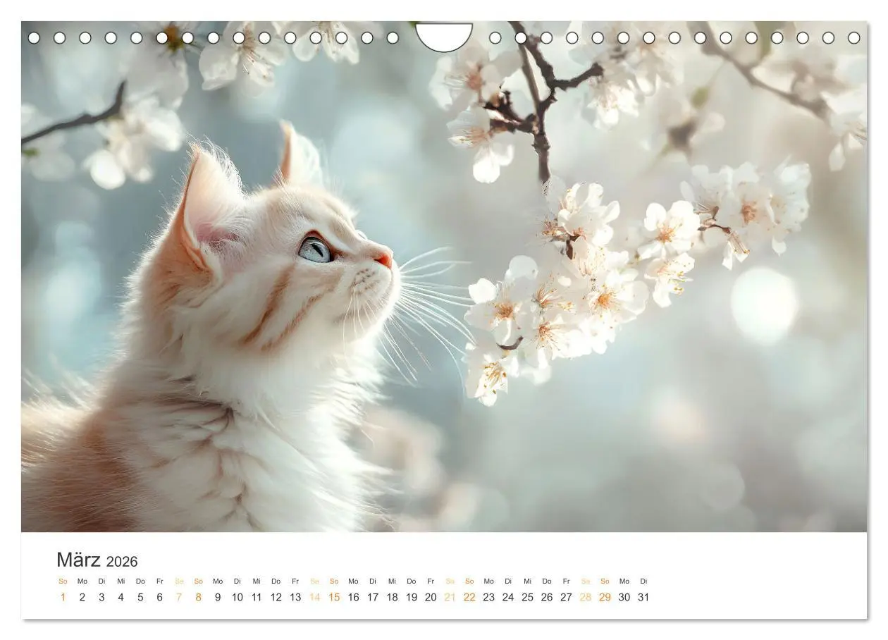 Bild: 9783457313329 | Katzen - sanfte Schönheiten (Wandkalender 2026 DIN A4 quer),...