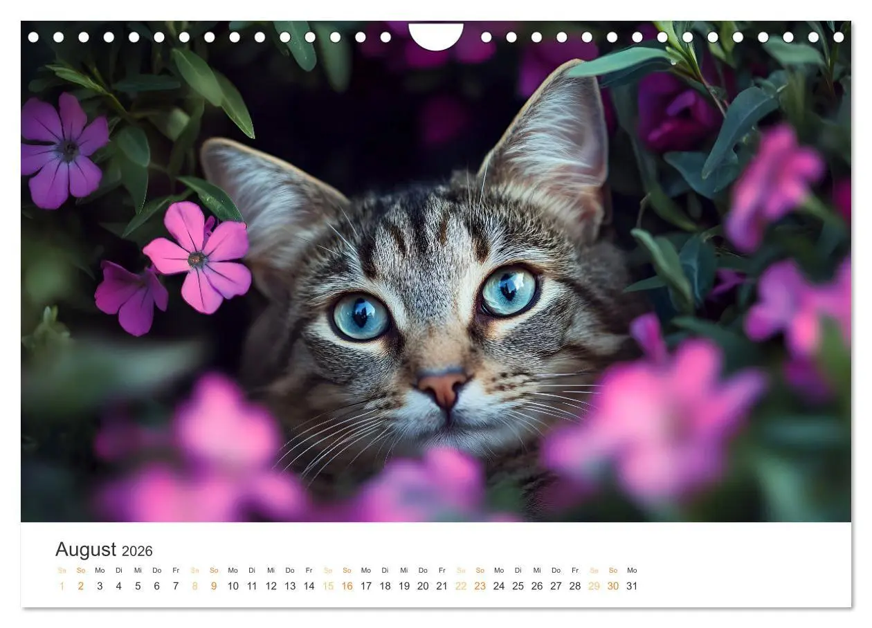 Bild: 9783457313329 | Katzen - sanfte Schönheiten (Wandkalender 2026 DIN A4 quer),...